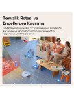 Roborock Vacuum Cleanner Q8 Max Robot Süpürge Beyaz