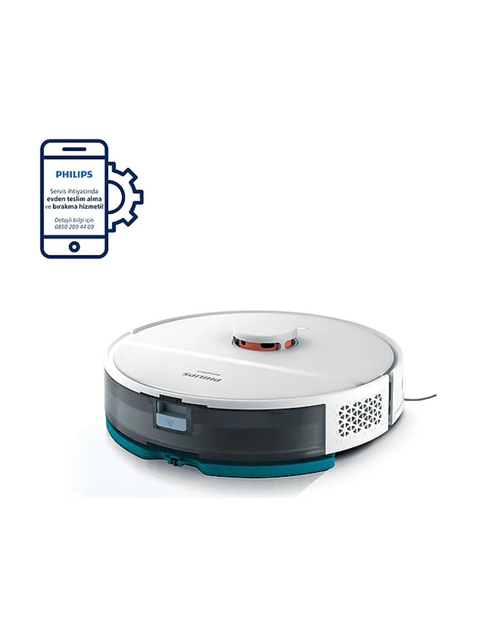 Philips 2000 Serisi Robot Süpürge Beyaz XU2000/22 Beyaz